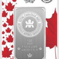 Lingot de 1 oz en argent pur à 99,99 % 2025 – Emballage Fièrement canadien